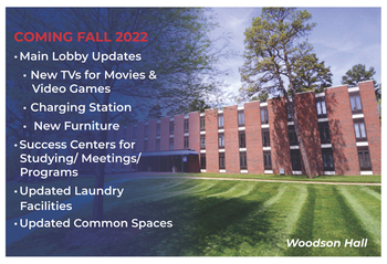 Woodson Hall updates